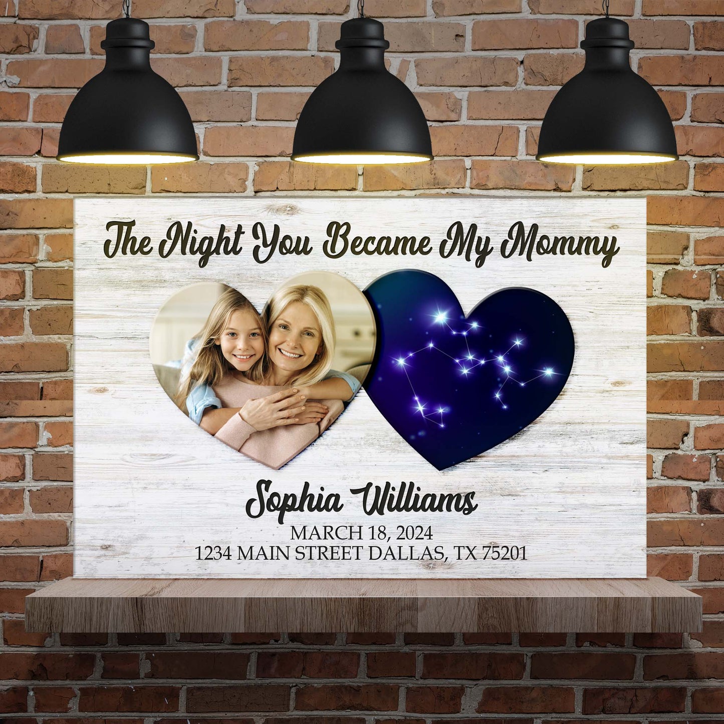 Mother's Day Sign The Night You Became My Mommy