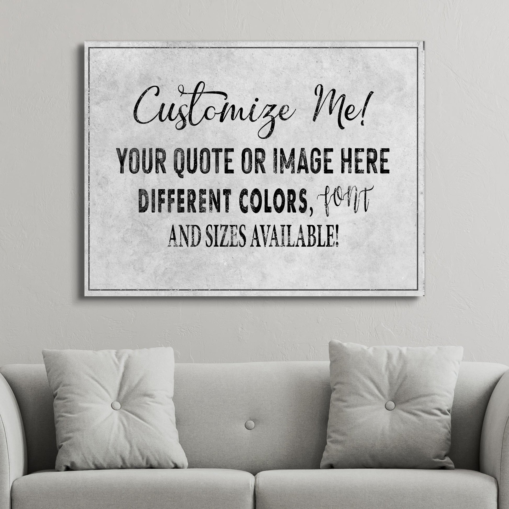 100% Custom - Personalized Premium Canvas - Wall Art Image by Tailored Canvases