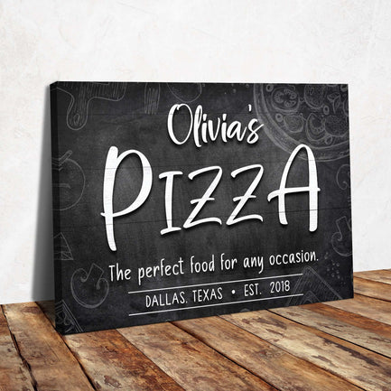 Pizza Sign III - Imaged by Tailored Canvases