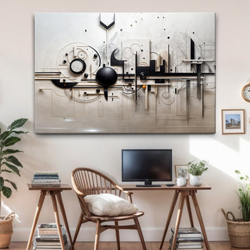 Mechanized Harmony - Modern Wall Art