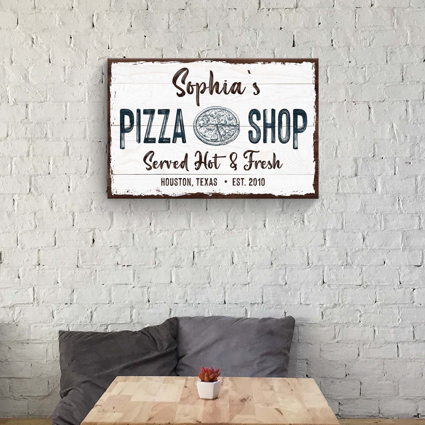 Pizza Sign IV Style 1 - Imaged by Tailored Canvases