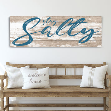 Stay Salty Coastal Sign II