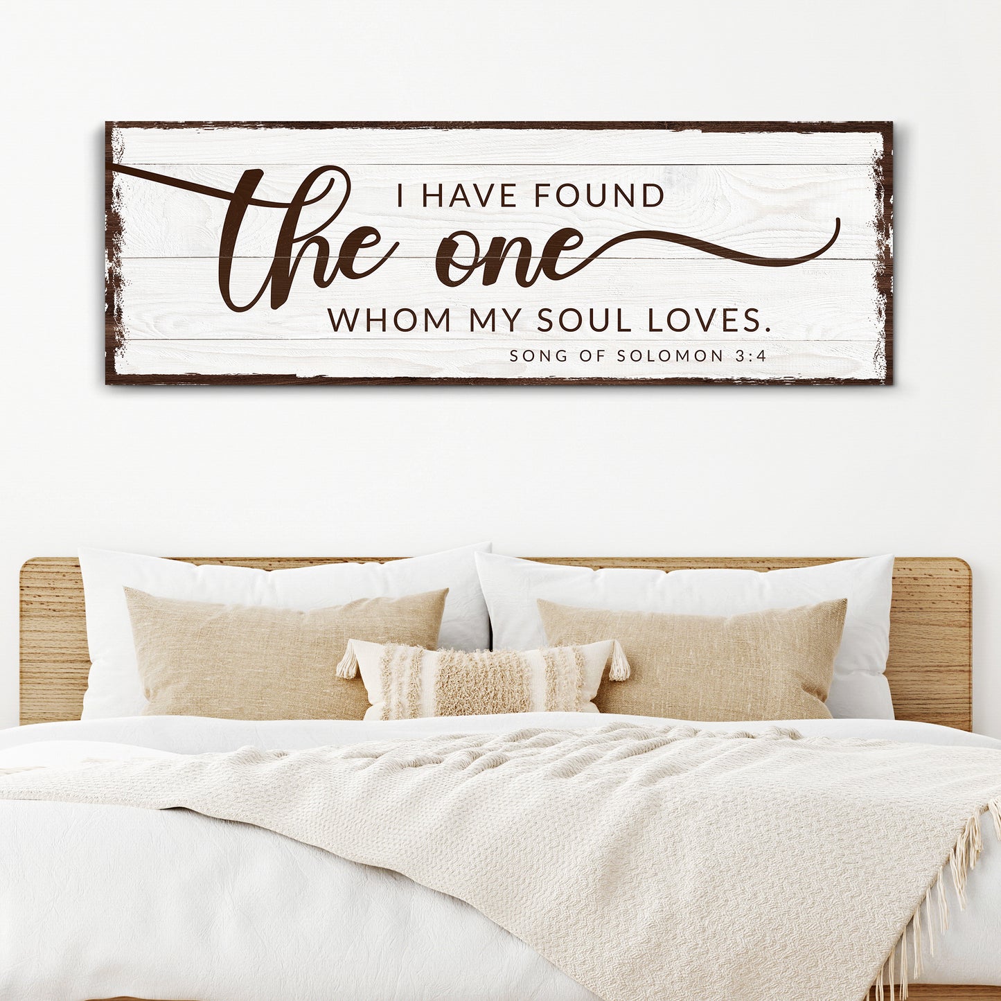 I Have Found The One Whom My Soul Loves Faith Sign