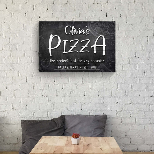 Pizza Sign III - Imaged by Tailored Canvases
