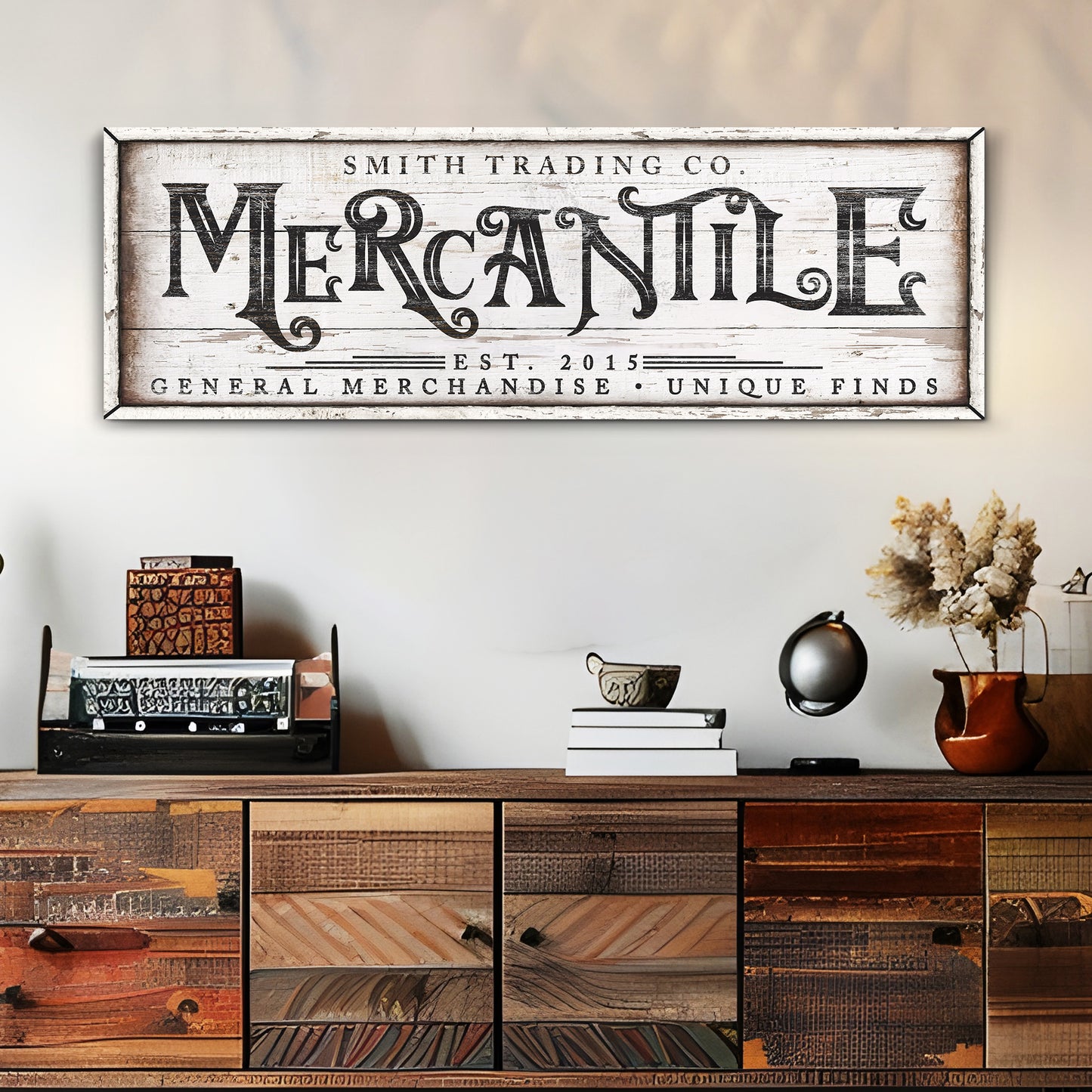 Personalized Mercantile Sign