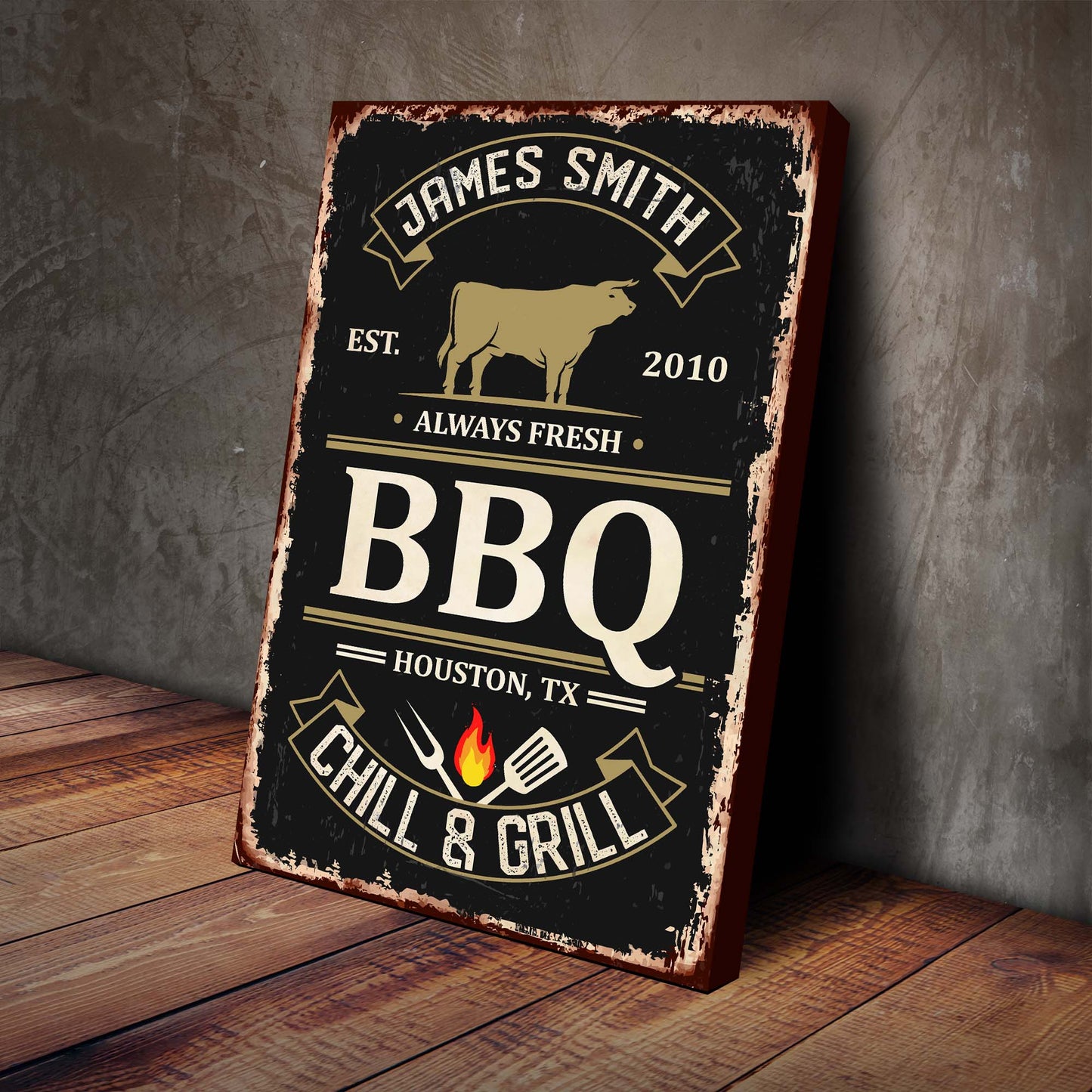 BBQ Sign - Image by Tailored Canvases