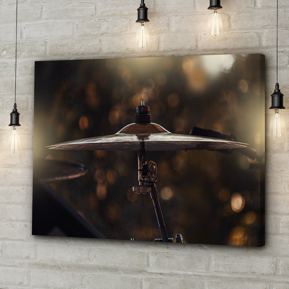 Cymbal Modern Canvas Wall Art - Image by Tailored Canvases