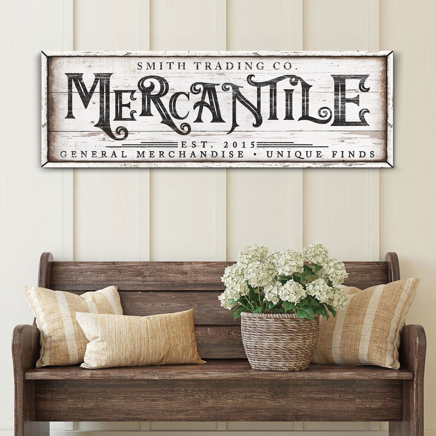 Personalized Mercantile Sign