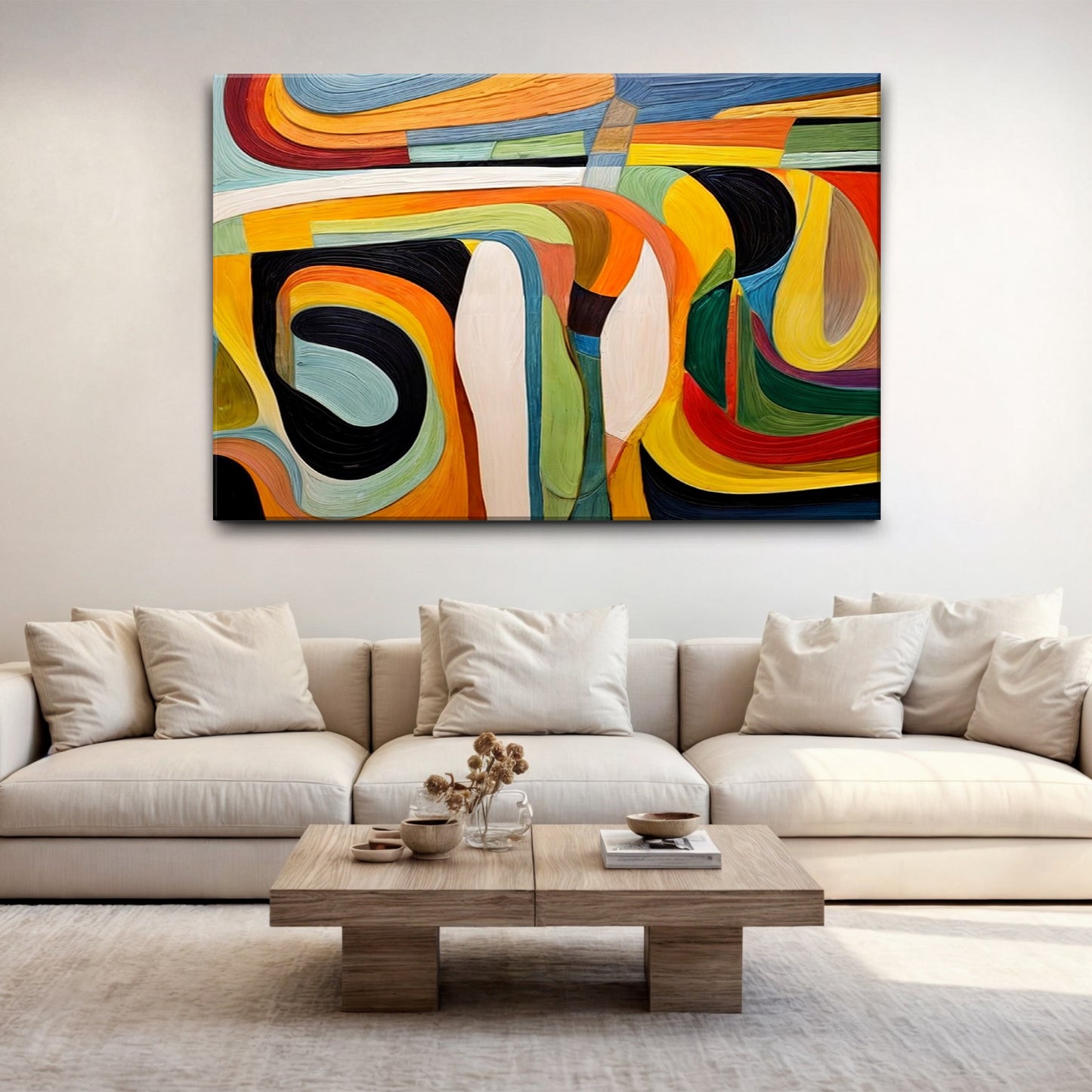 Flowing Horizons - Modern Wall Art