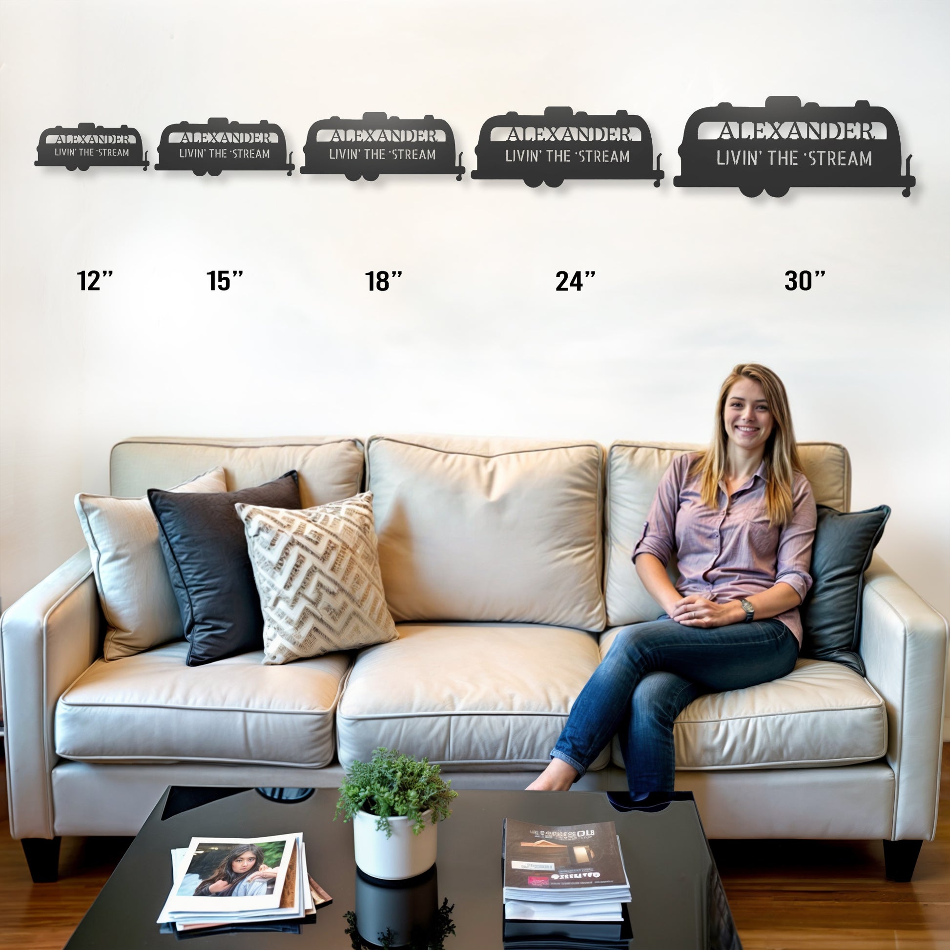 Airstream Monogram - Steel Sign