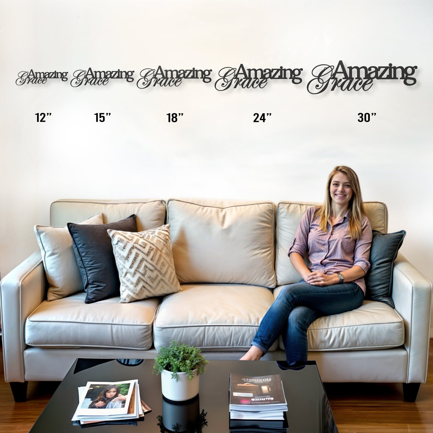 Amazing Grace - Steel Sign