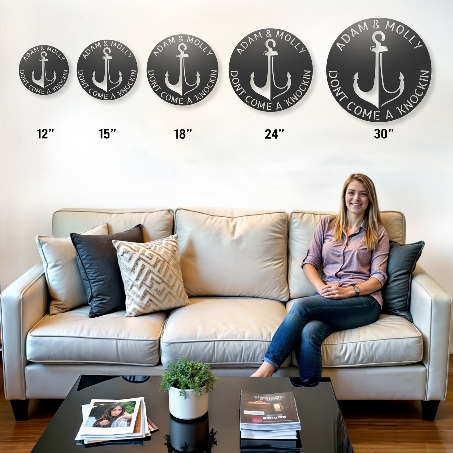 Anchor Plaque - Steel Sign