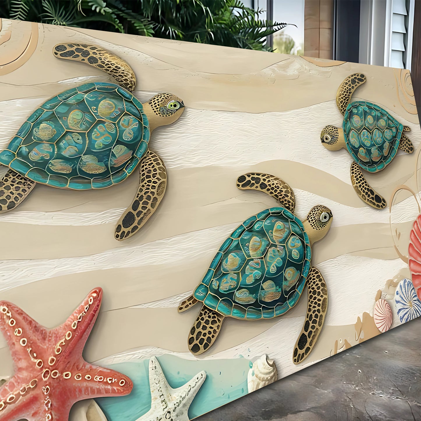 3D Coastal Wall Art VII