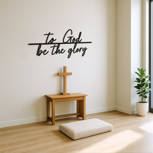 To God Be the Glory Wall Decor