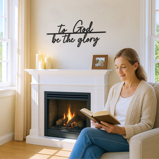 To God Be the Glory Wall Decor