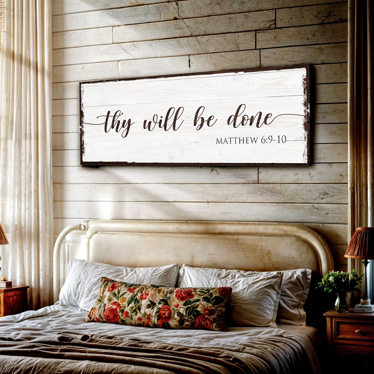 Thy Will Be Done Faith Sign II - Image by Tailored Canvases