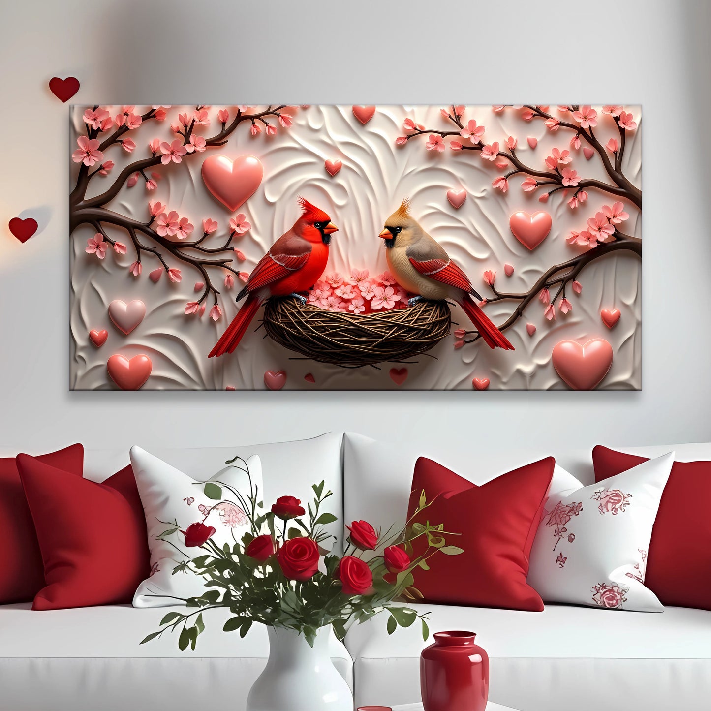 3D Cardinals Wall Art IV