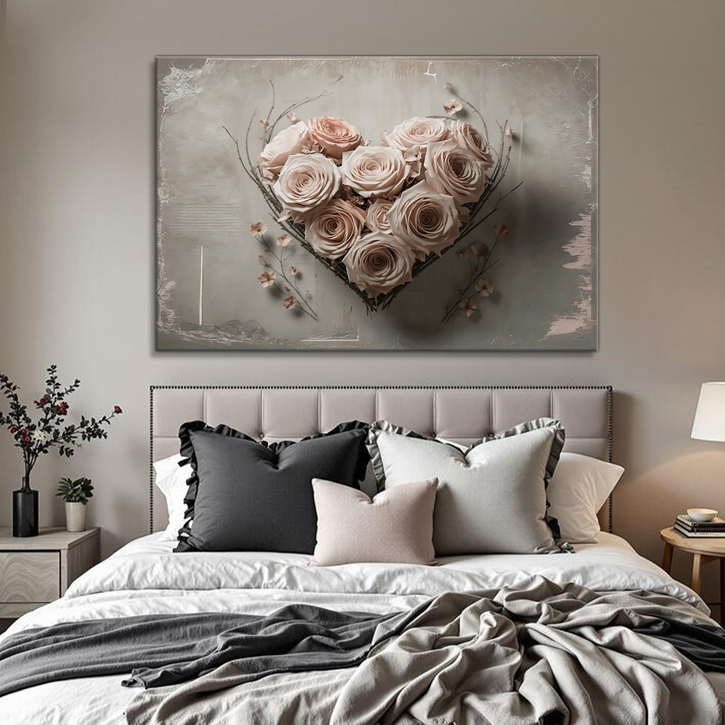 Floral Heart Wall Art