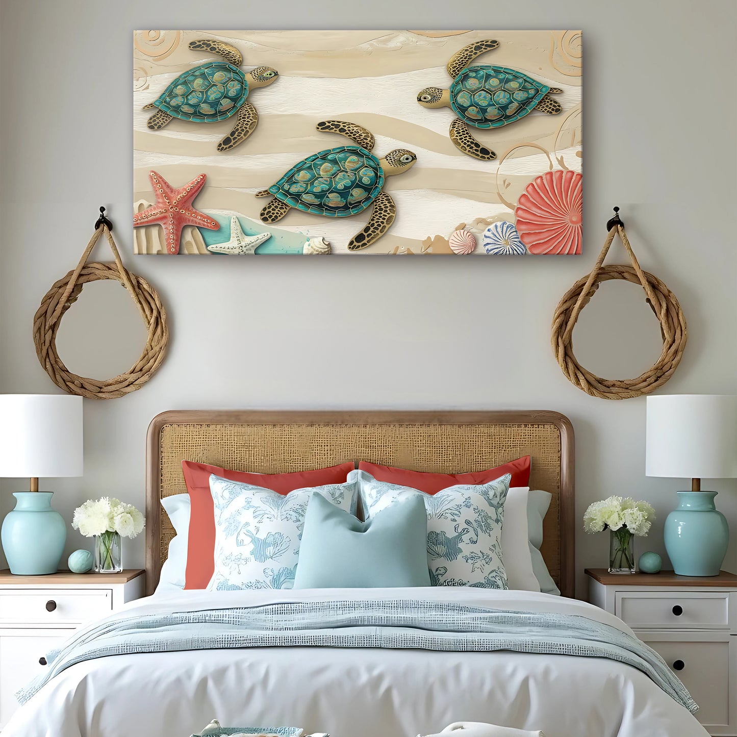 3D Coastal Wall Art VII