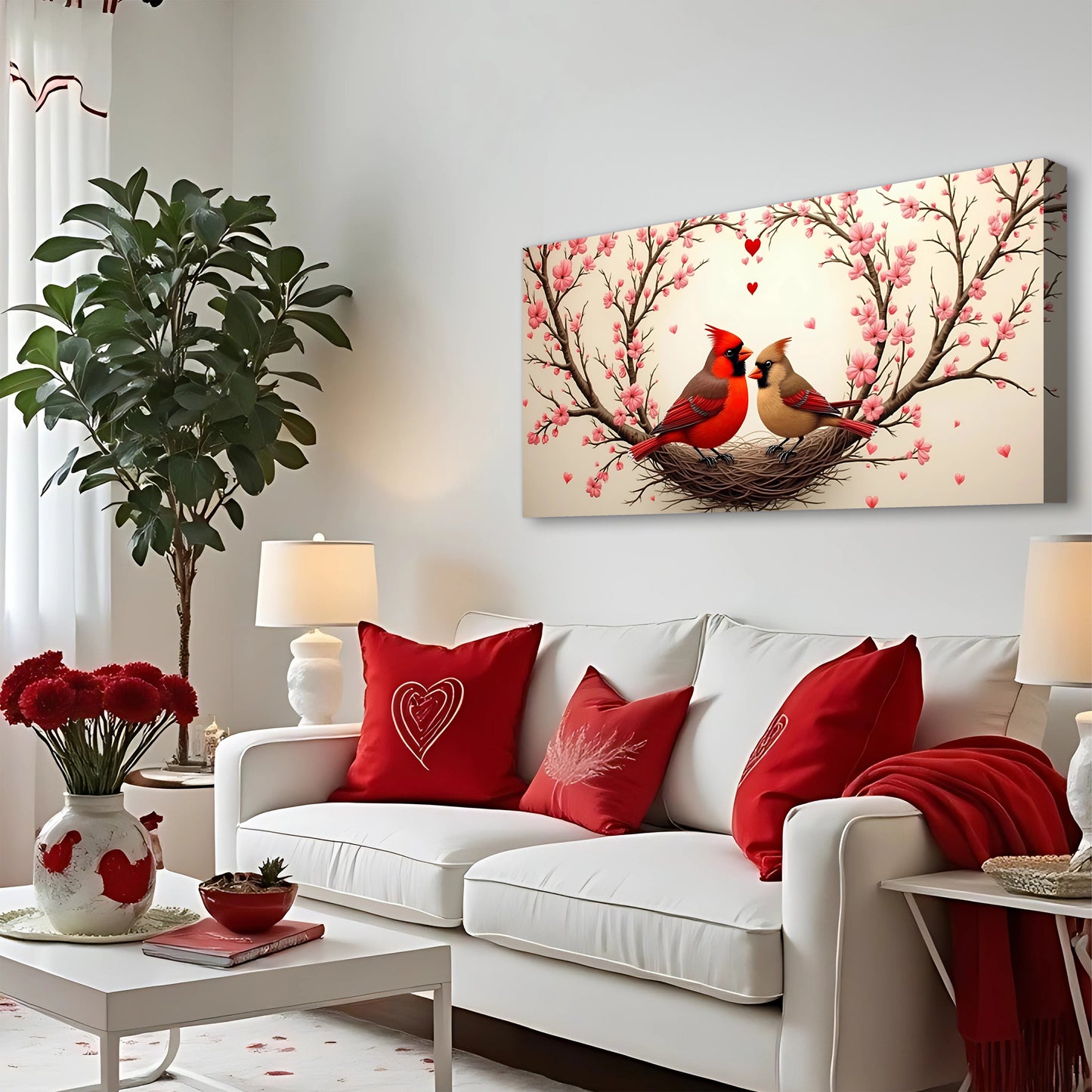 3D Cardinals Wall Art II