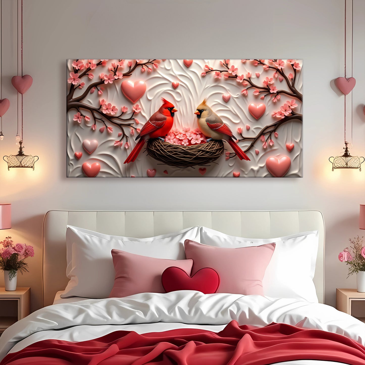 3D Cardinals Wall Art IV