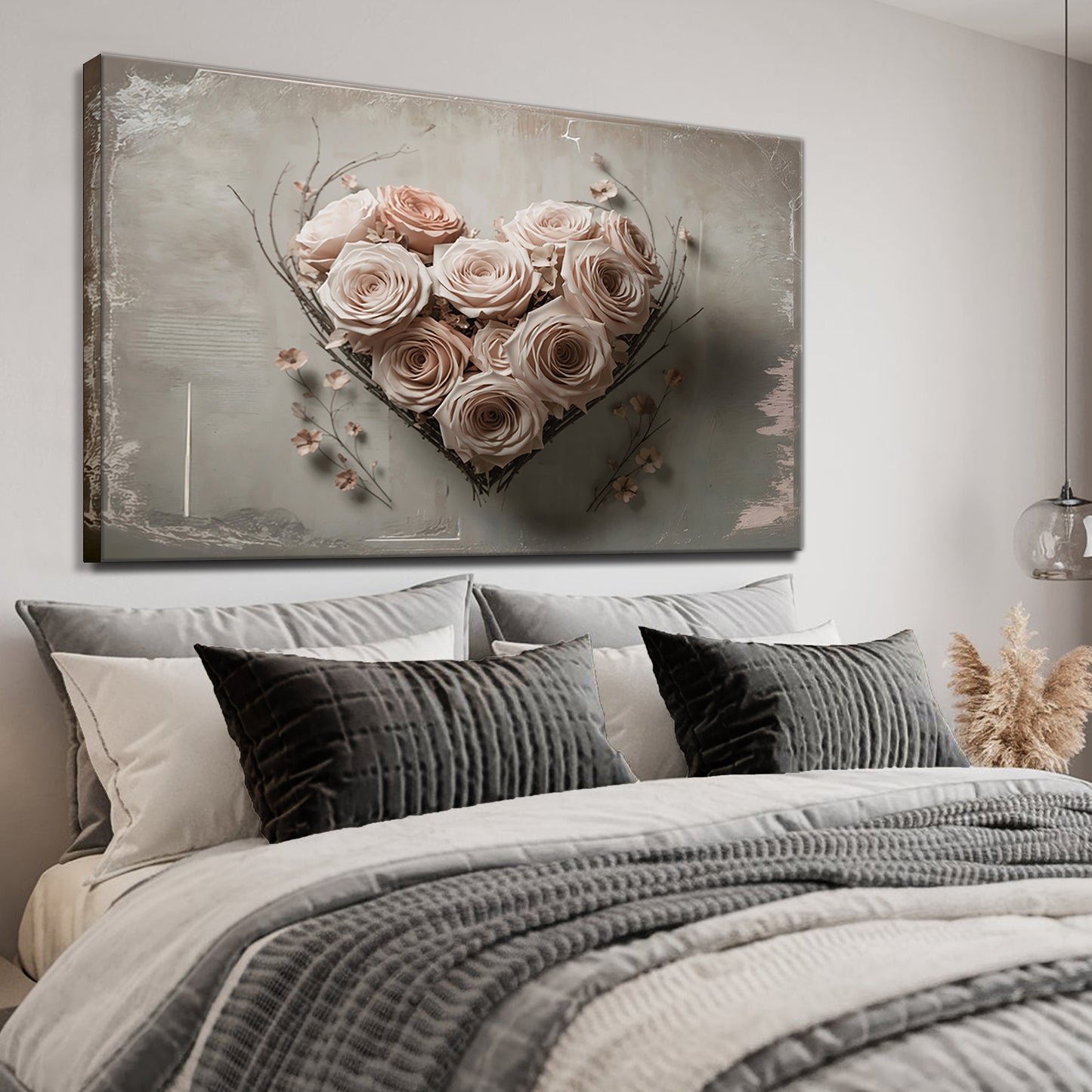 Floral Heart Wall Art