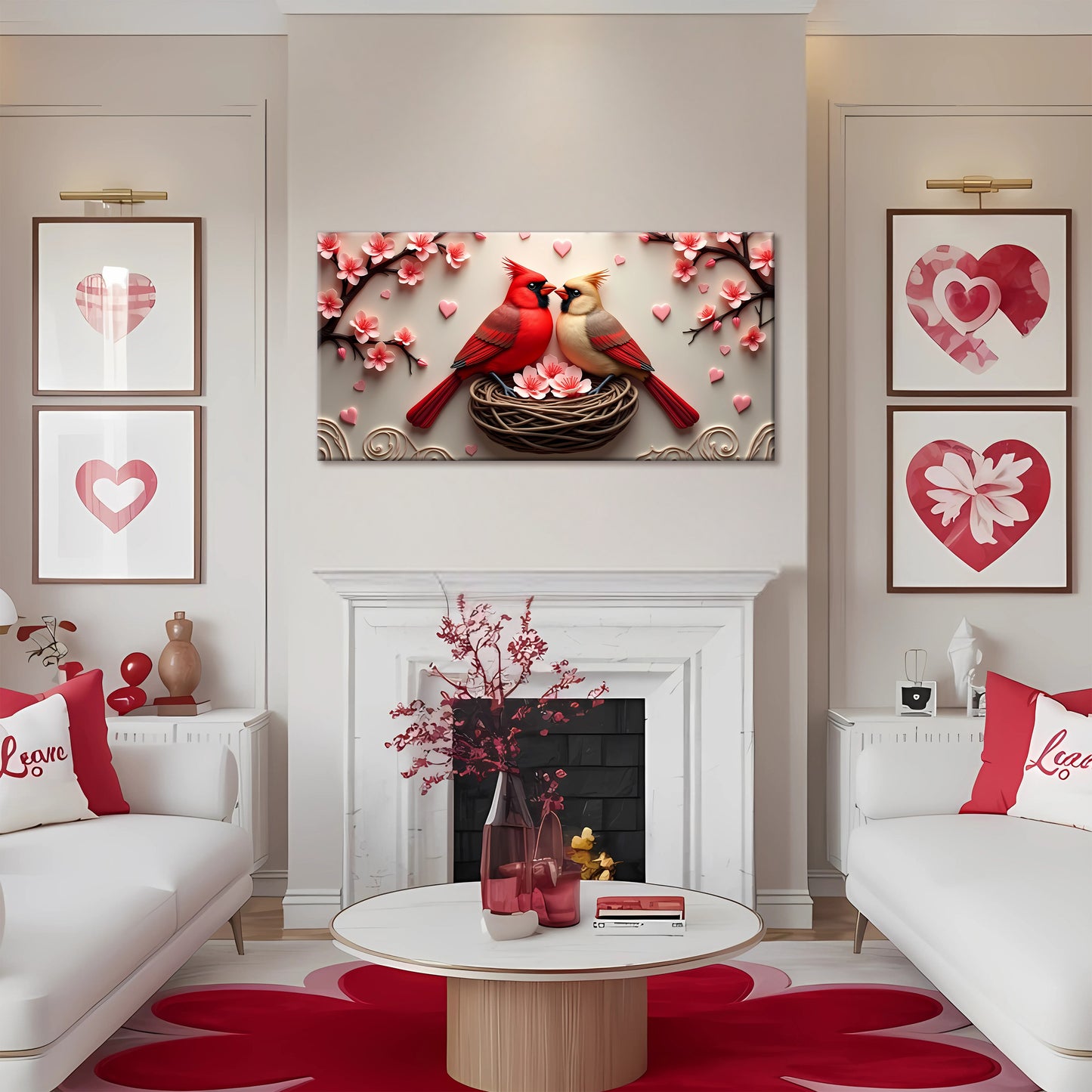 3D Cardinals Wall Art VI