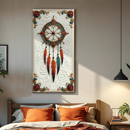 3D Whispering Feathers Wall Art III