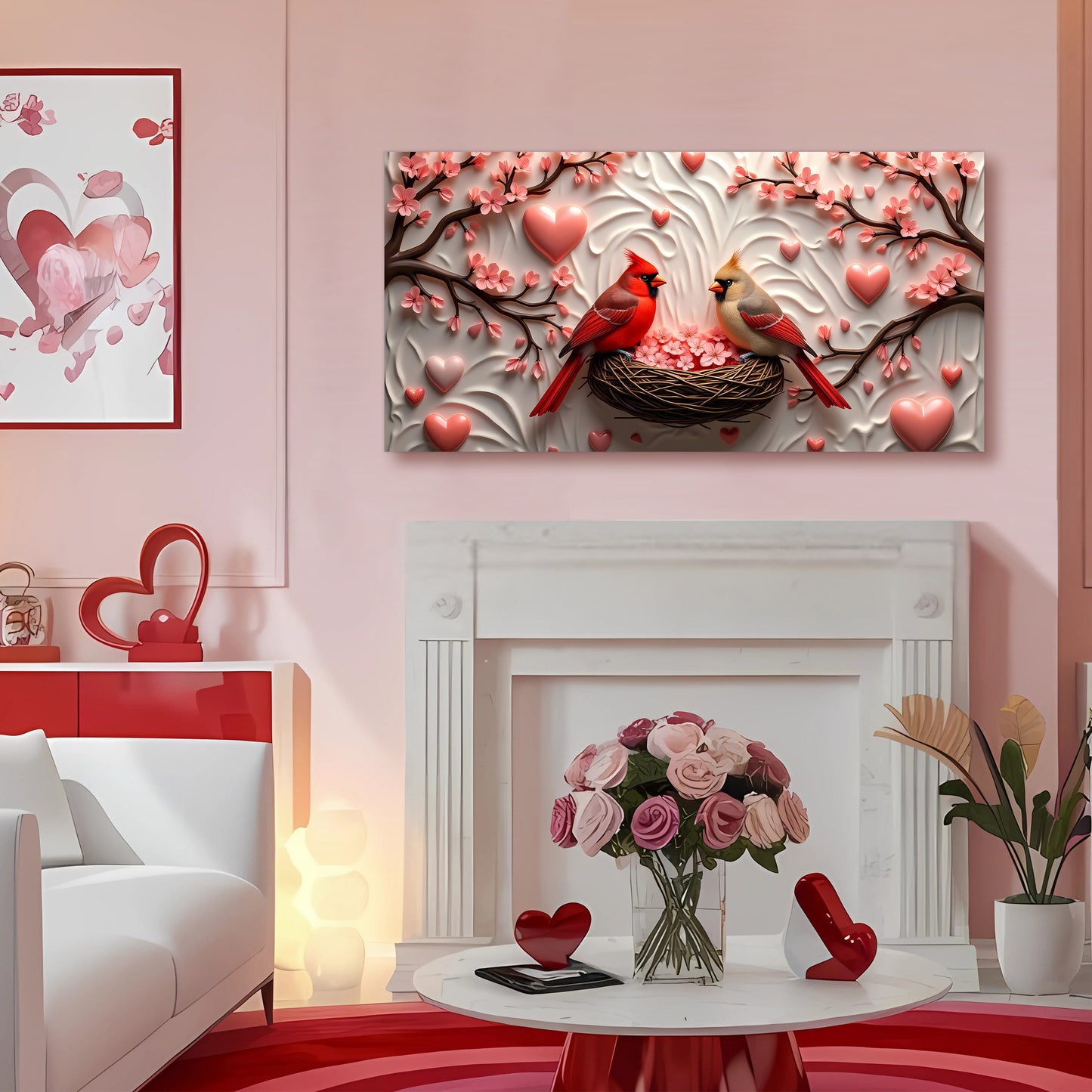 3D Cardinals Wall Art IV