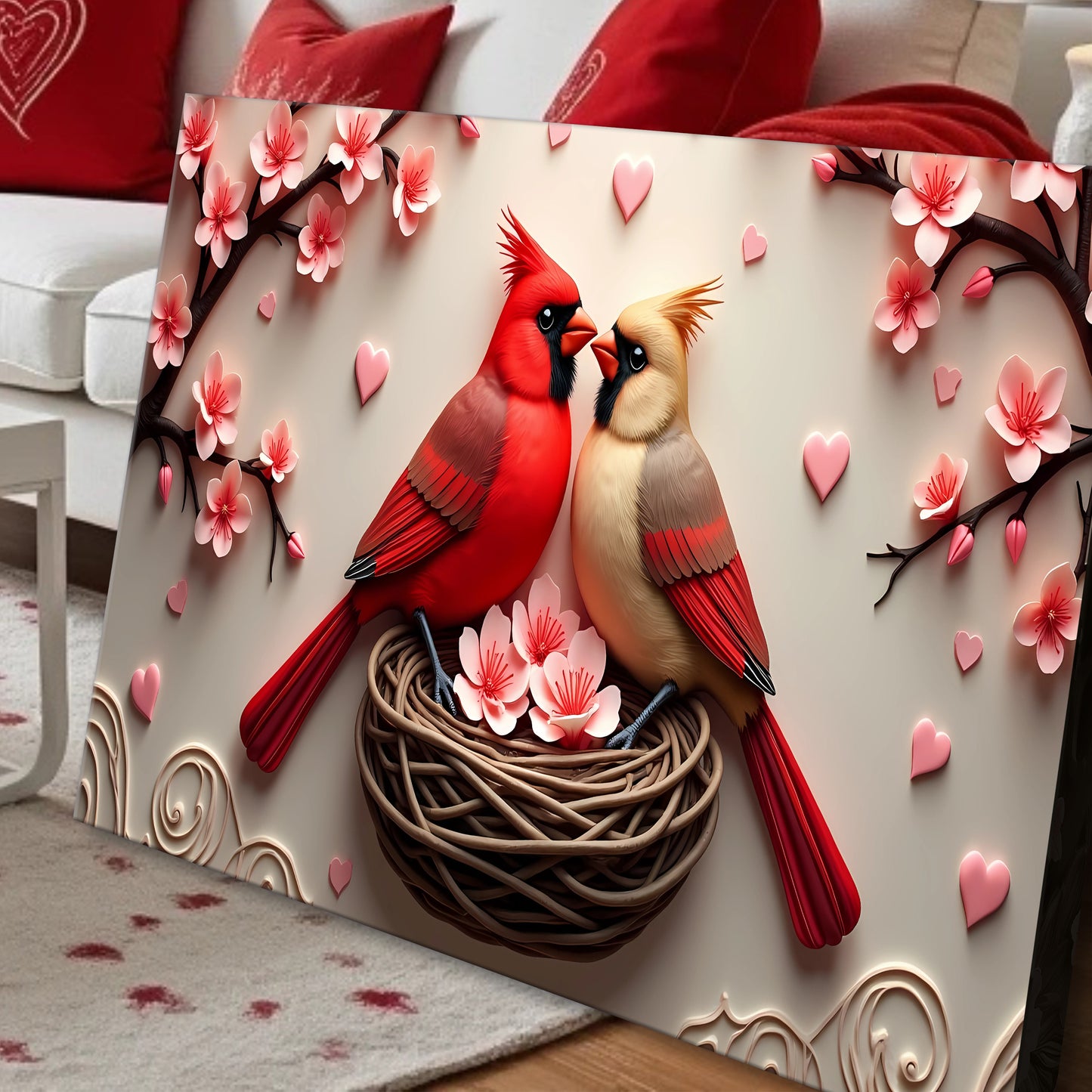 3D Cardinals Wall Art VI