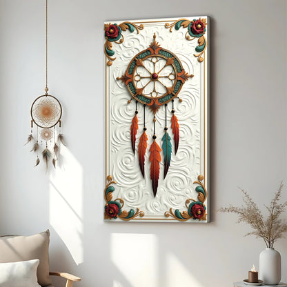 3D Whispering Feathers Wall Art III