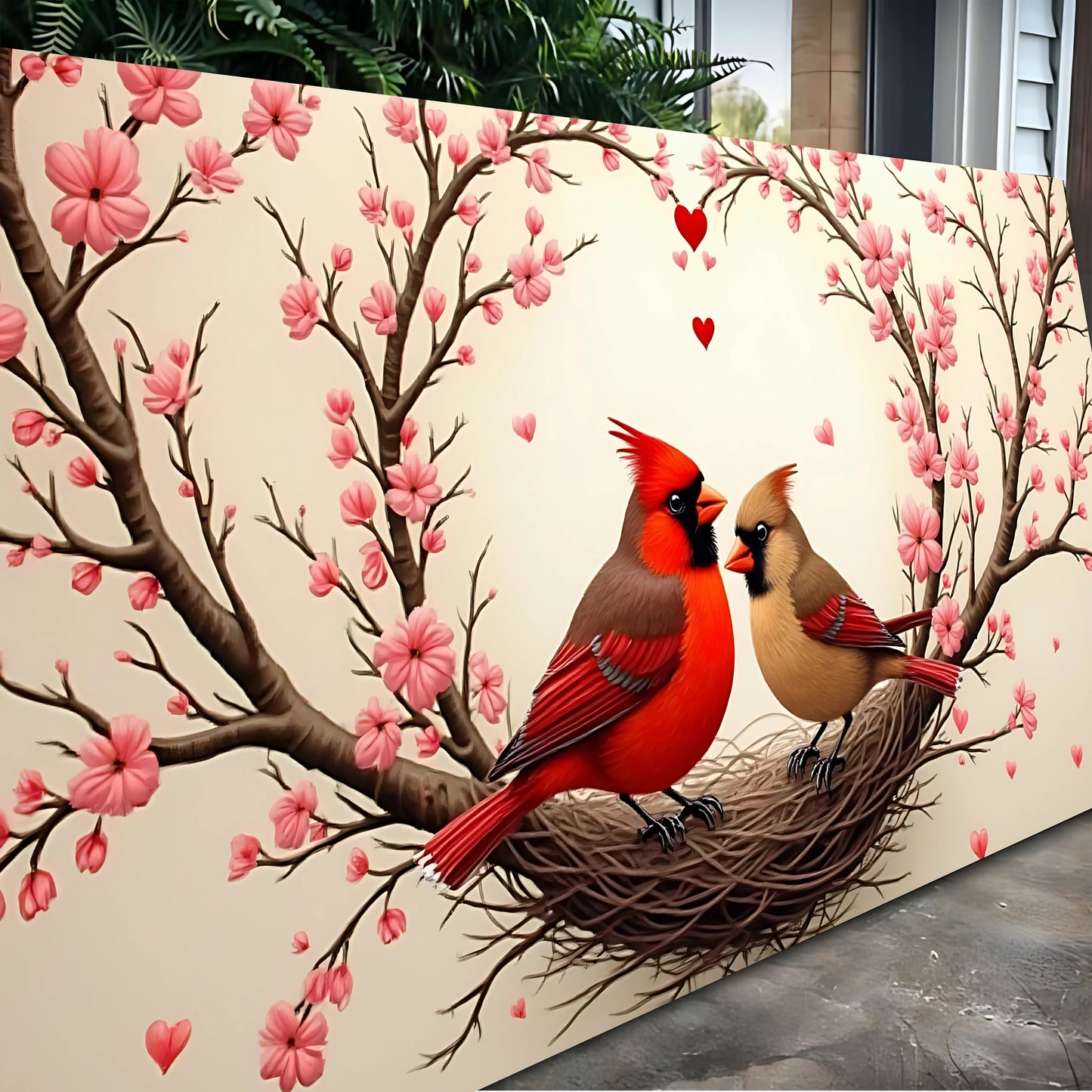 3D Cardinals Wall Art II