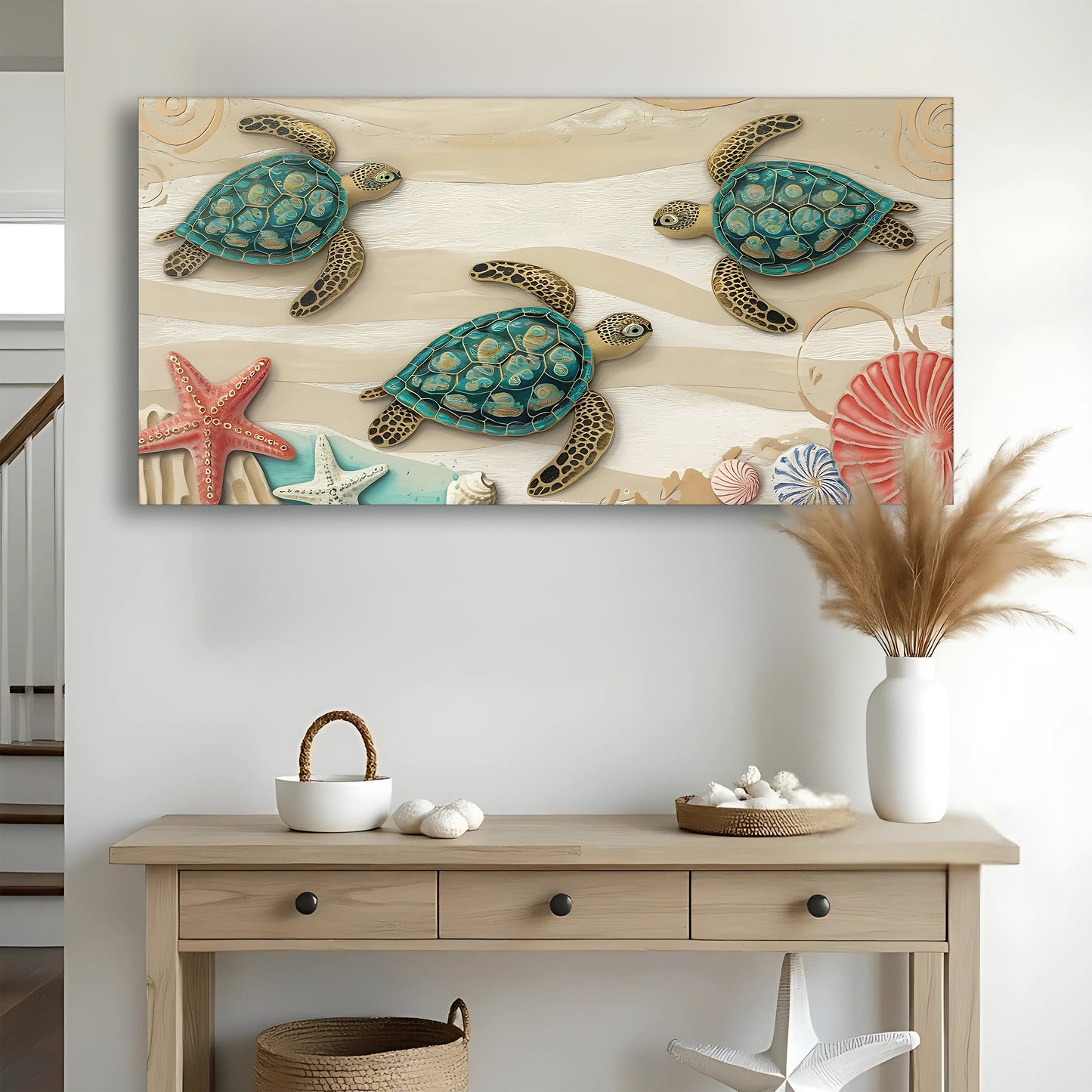 3D Coastal Wall Art VII