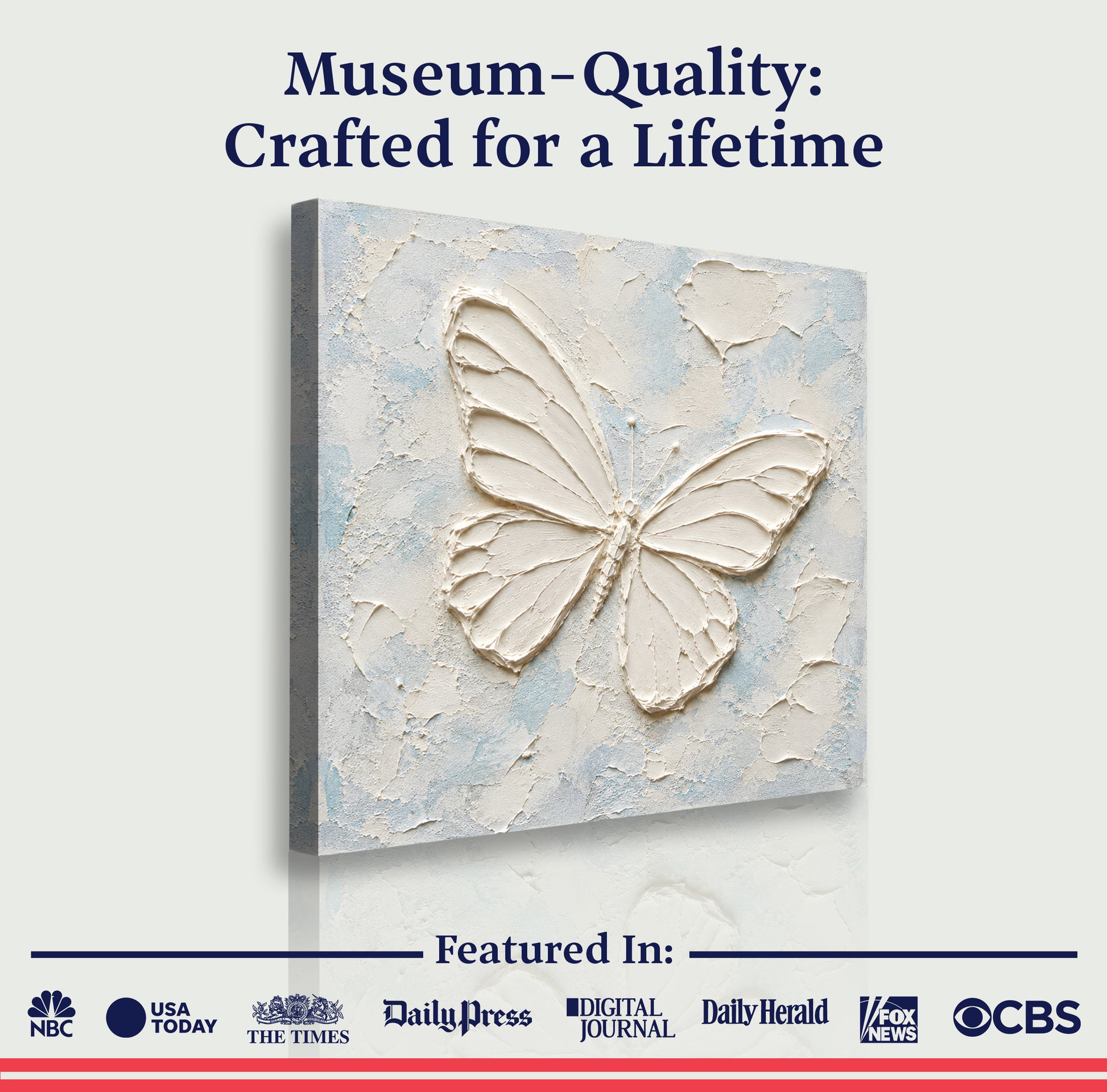 Serene Butterfly Relief