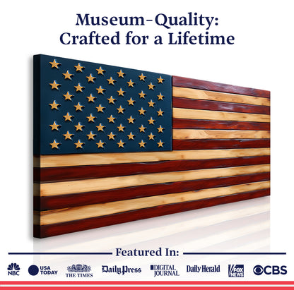 Old Glory American Flag Wall Art II