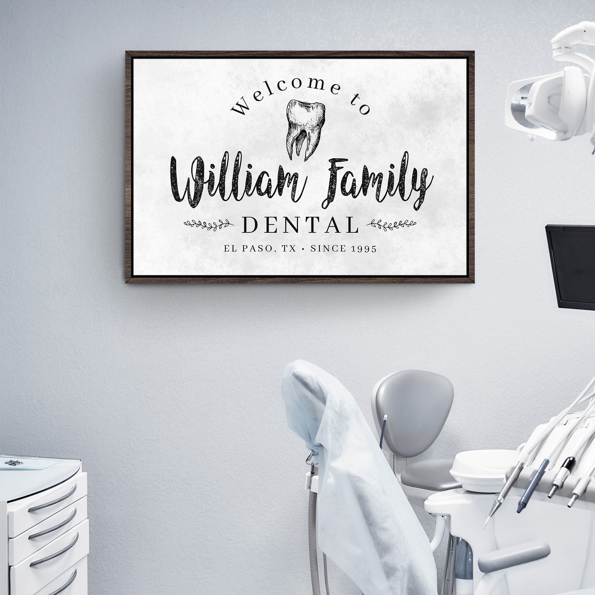 Dentist Sign X Style 1 - Image by Tailored Canvases
