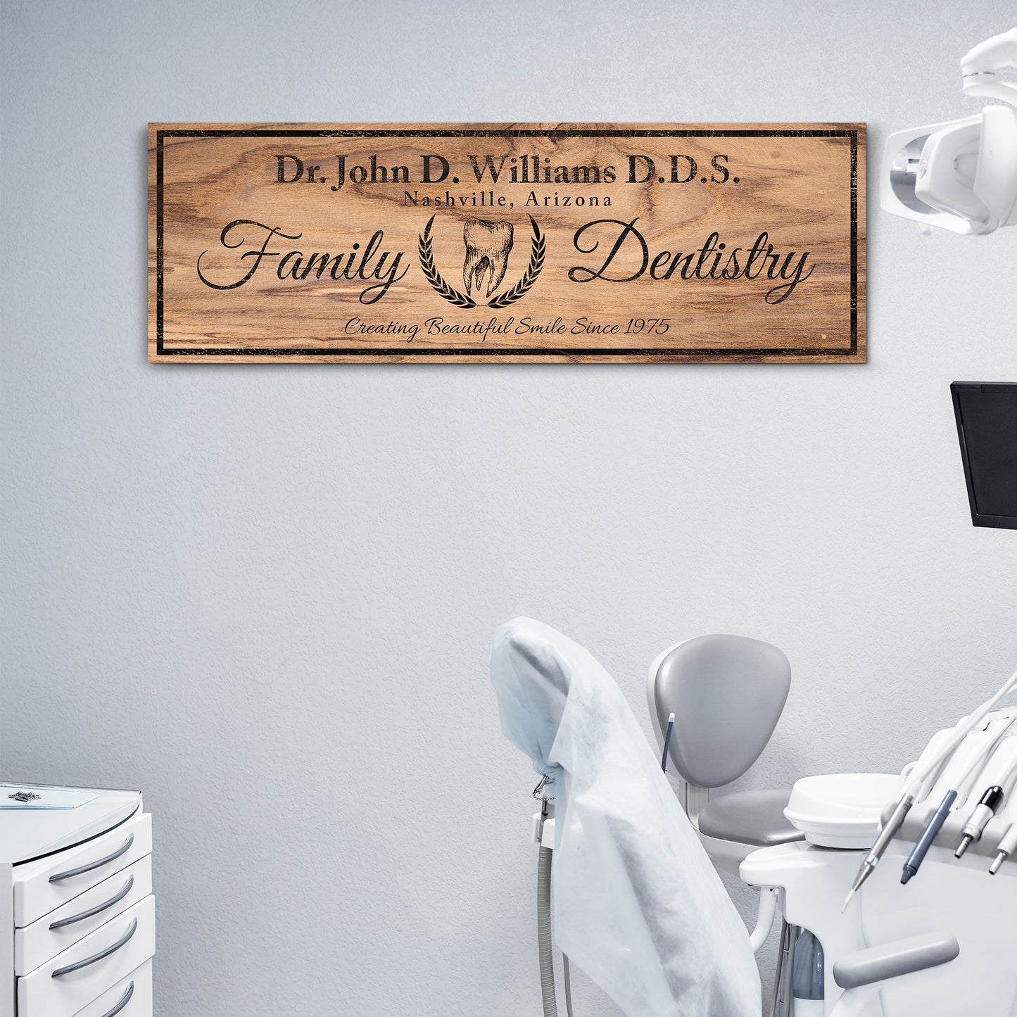 Dentist Sign VIII  Style 1 - Image by Tailored Canvases