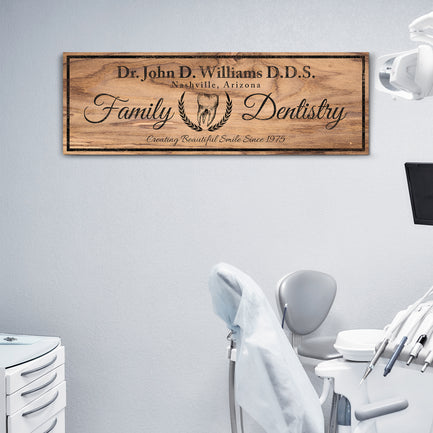 Dentist Sign VIII - Image by Tailored Canvases