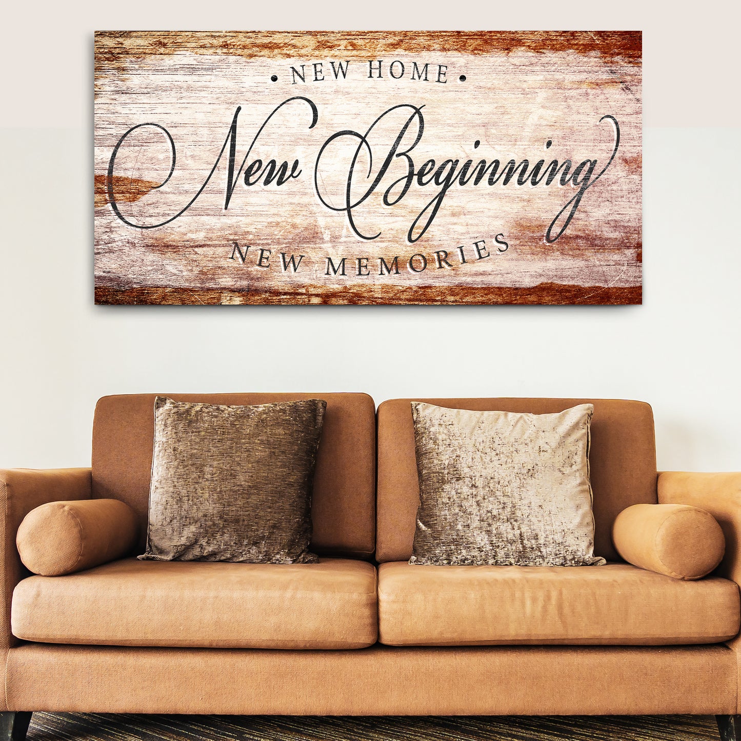 New Home New Beginning New Memories Sign IV