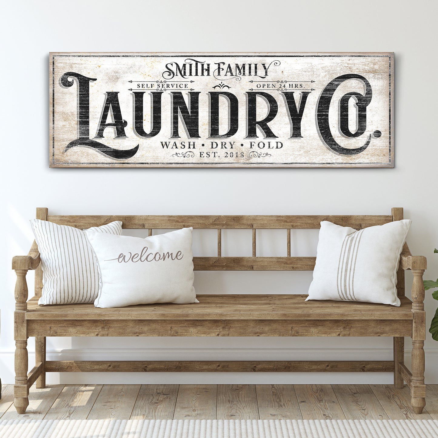 Family Laundry Co Sign