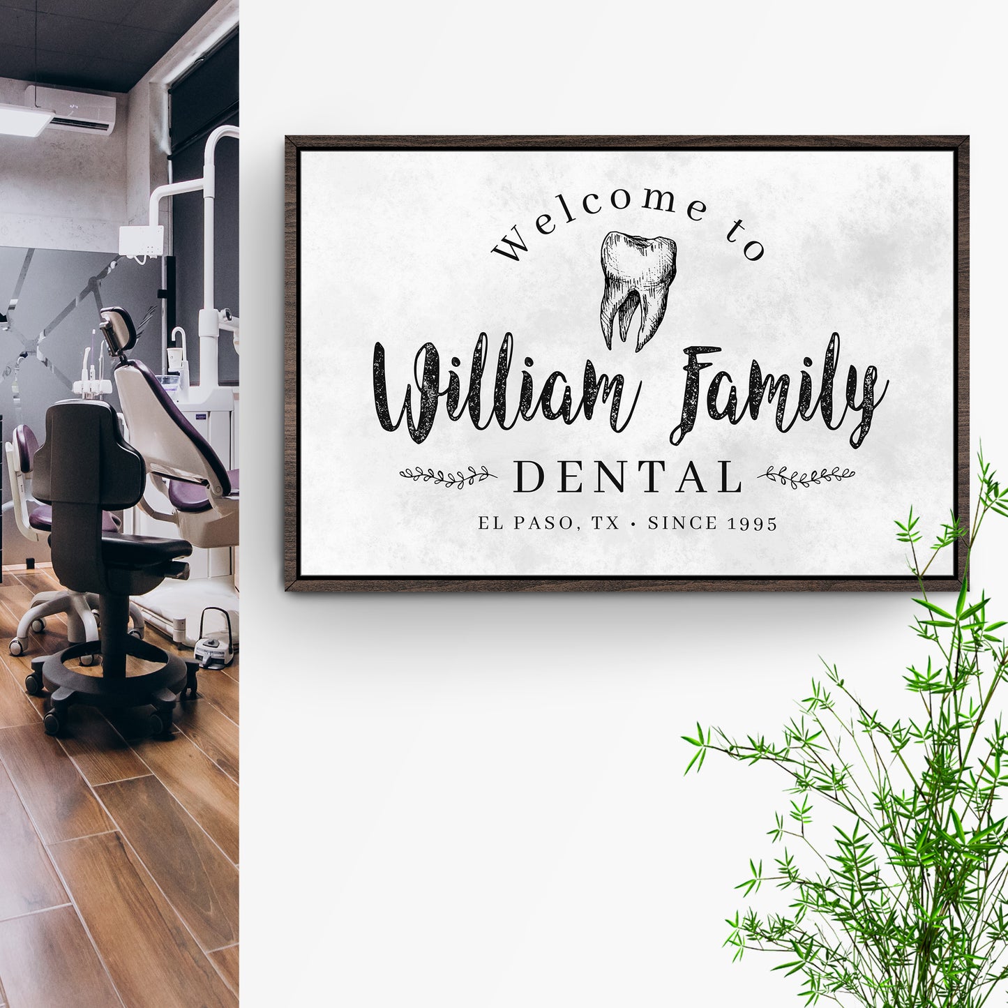 Dentist Sign X Style 2 - Image by Tailored Canvases