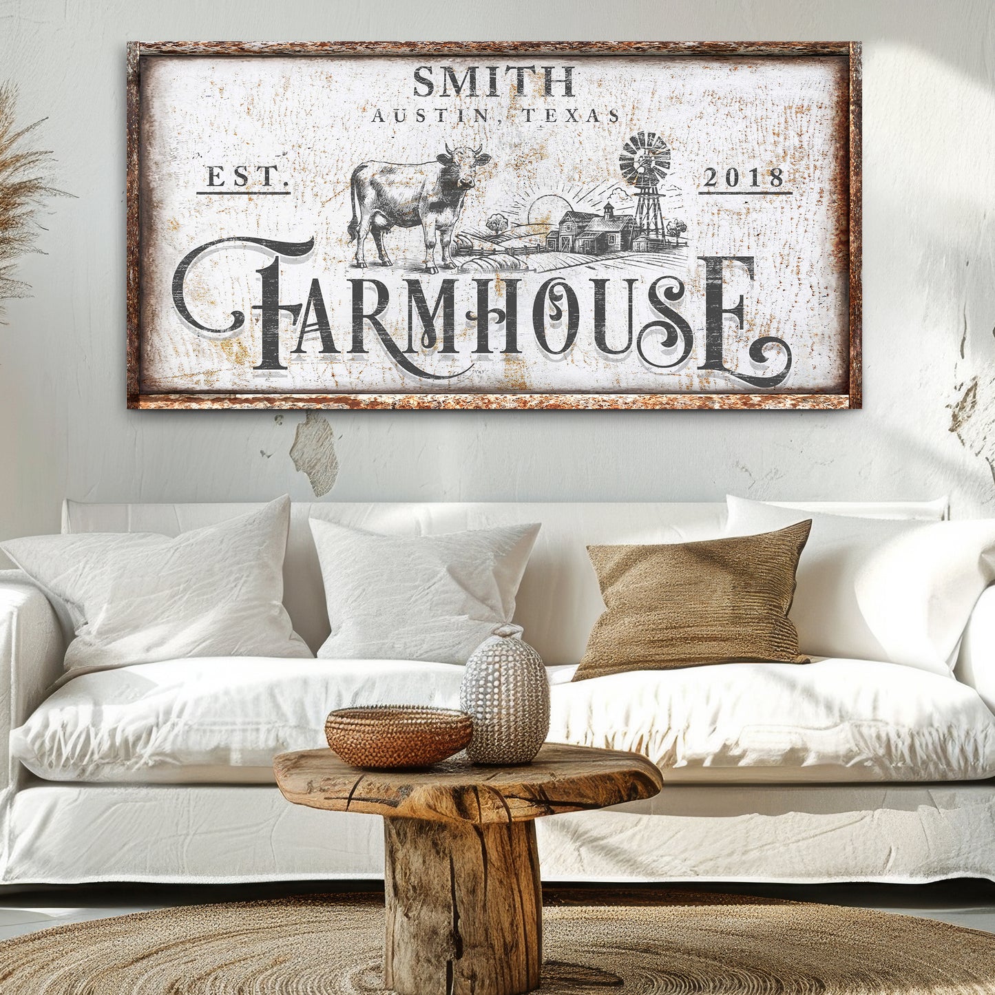 Rustic Vintage Farmhouse Sign II