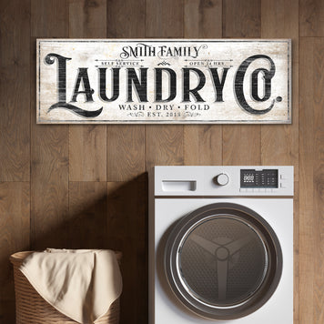 Family Laundry Co Sign