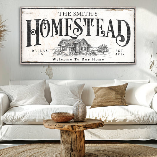 Vintage Homestead Sign II