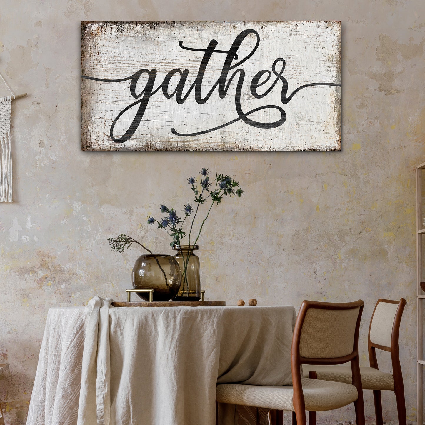 Gather Sign XI Style 2 - Image by Tailored Canvases