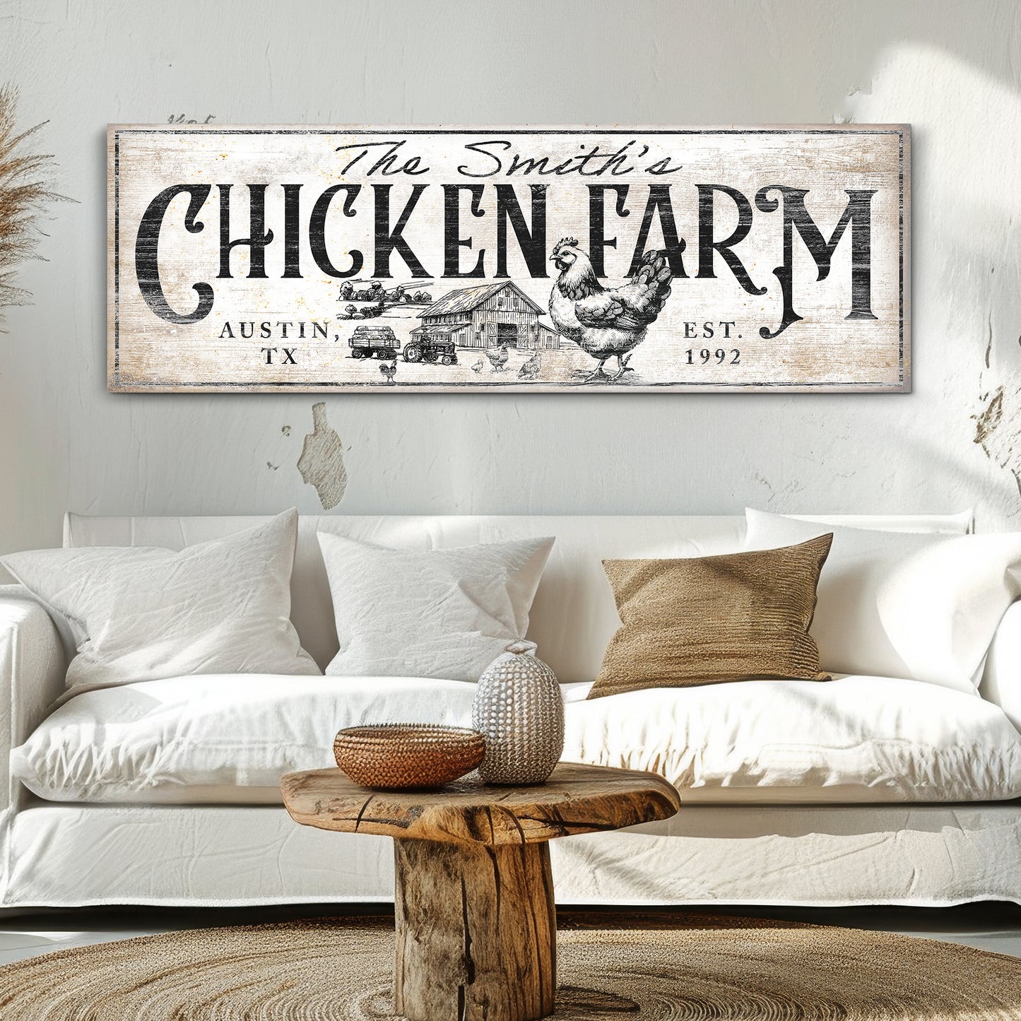 Chicken Farm Farmhouse Sign II