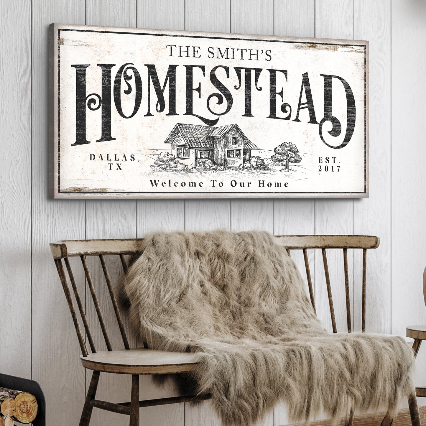 Vintage Homestead Sign II