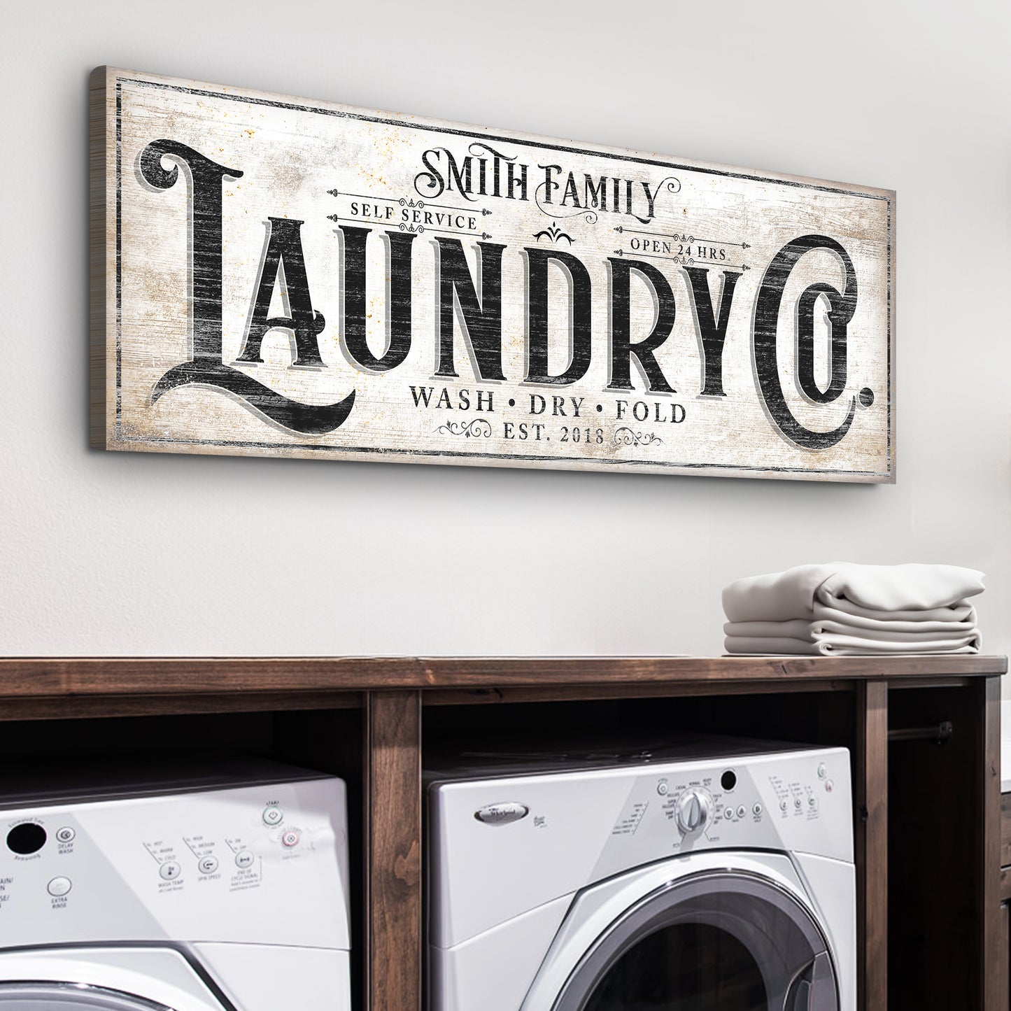 Family Laundry Co Sign