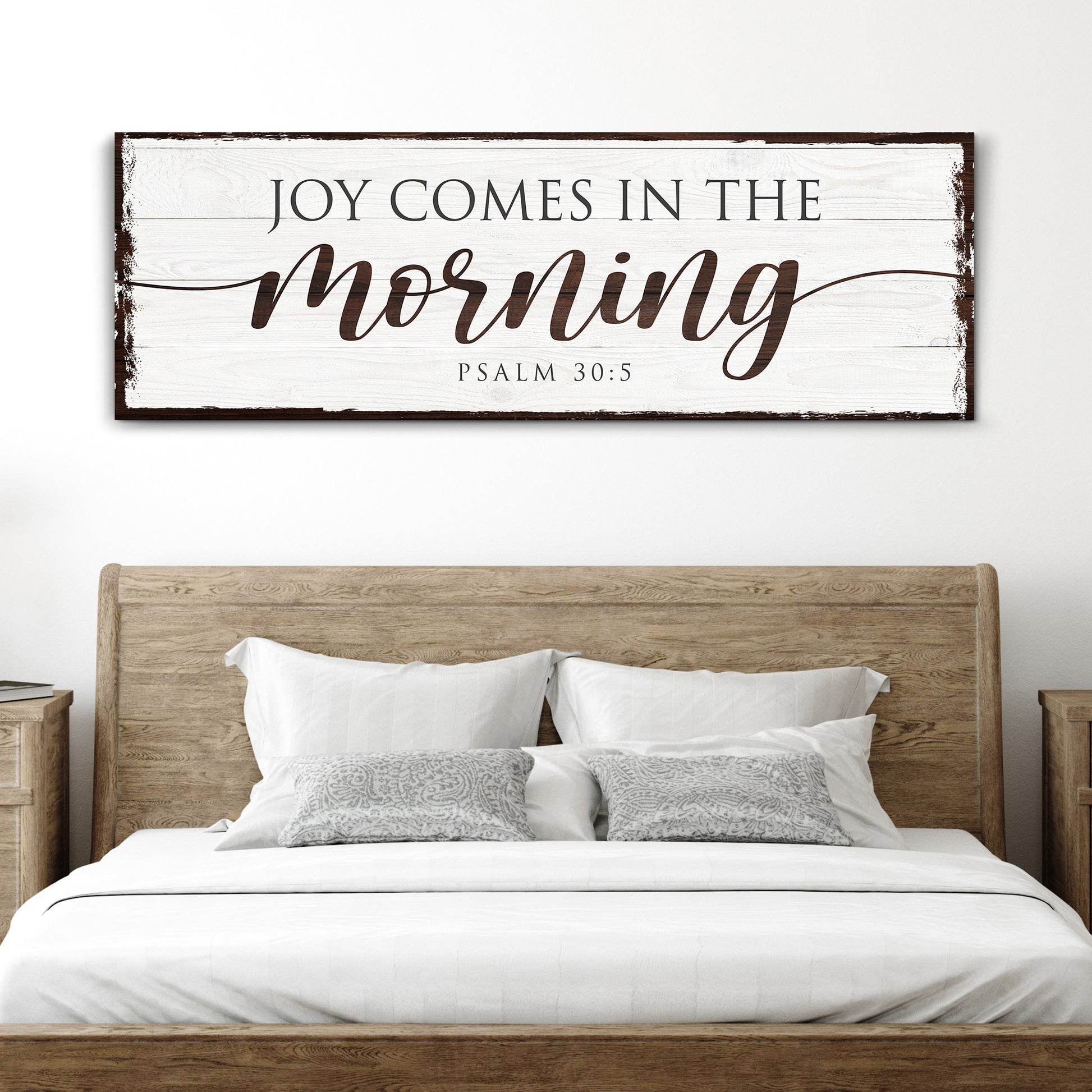 Joy Comes In The Morning Faith Sign II - Image by Tailored Canvases