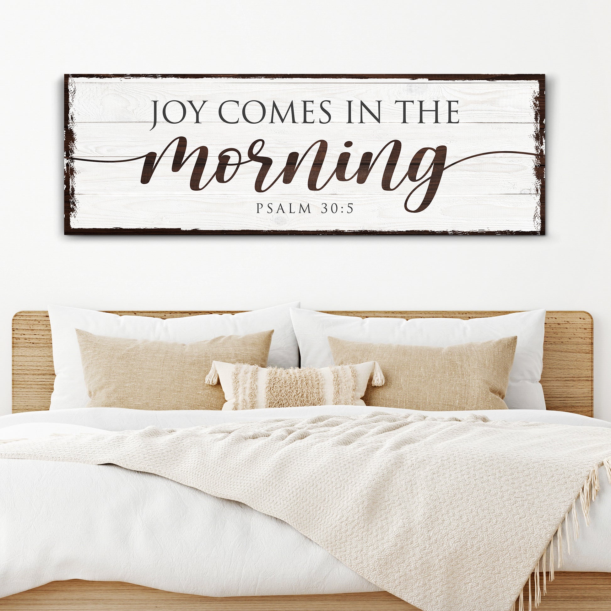 Joy Comes In The Morning Faith Sign II - Image by Tailored Canvases